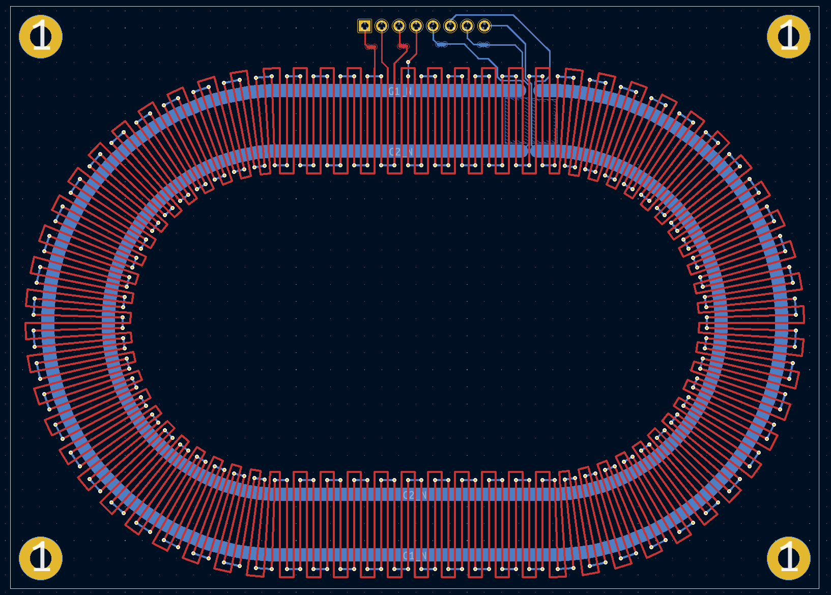 Example of a generated racetrack design