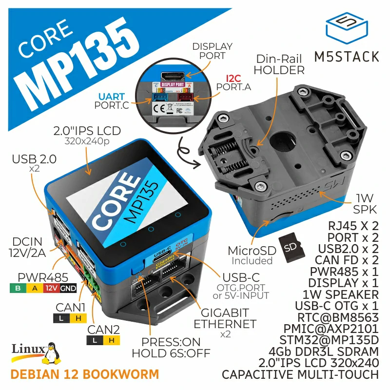 M5Stack CoreMP135